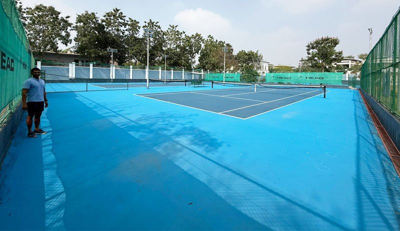 Pickleball court